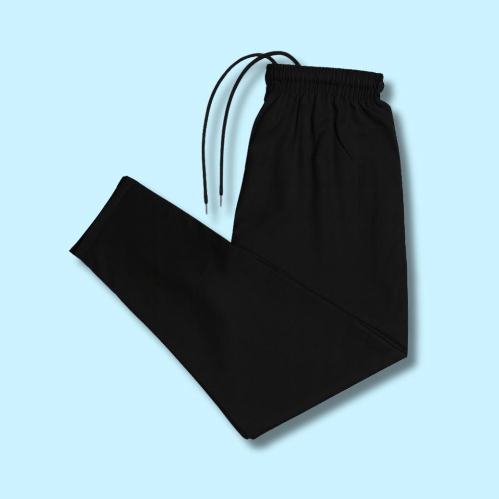 3.jpg Cotton Trouser - Black - Image 1